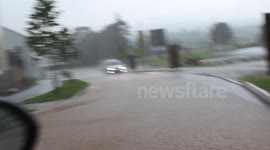 Intense Rainfall & Road Flooding - N. Ireland - Aug 5th 2014 (1)