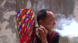 Ziggy sawdust: 'Human dragon' exhales smoke and fire