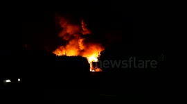 Recycling Plant Fire - Garforth - 1st July 2010