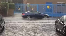 Flash Flooding in Mortlake, London