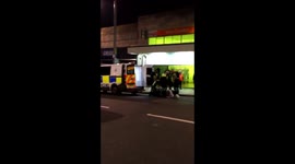British Transport Police arrest drunk male