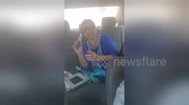 Heartwarming moment woman finds out she's going to be a grandma