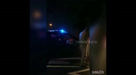 Final moments of high-speed chase in California