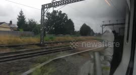 Passing Rugby on a Class 390 Virgin Trains 08/08/17