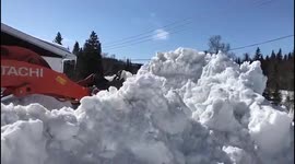 Mountain of Snow: Clean up after Western Newfoundland Blizzard (part 1)