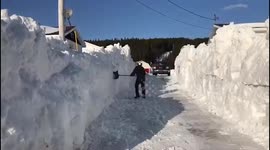 Mountain of snow: clean up after Western Newfoundland blizzard (part 2)