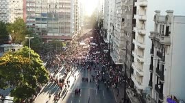 marcha 8 de marzo Montevideo dia de la mujer