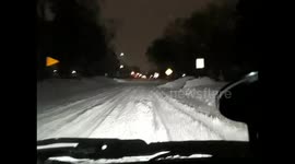 Blizzard driving