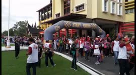 Motion Healthy Walk towards Padang Mayor Election