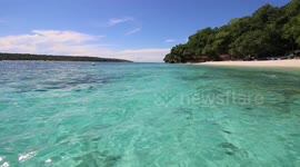 Th bluest water and whitest sand I'v ever seen! This is Jaco Island, East Timor
