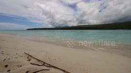 The bluest water and whitest sand I've ever seen! This is Jaco Island, a remote, and deserted tropical island off the coast of East Timor. There is clear blue water and pure white sand. It's a tropical paradise!