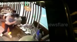 Customers flee as rat runs riot in restaurant