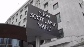 New Scotland Yard spinning sign