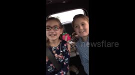 Couple surprises family and friends with pregnancy news