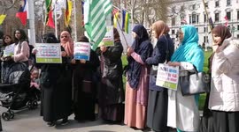 Kashmiri demand justice for Asifa an 8 years old Muslim rape and murder in Kashmir, Indian, London, UK