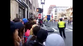 Autism Superman - Touching Boston Marathon 2016 Finish Line Video