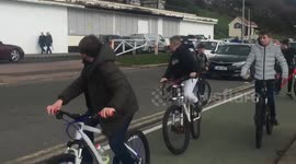 Police use STINGER and Pepper Spray on Motorcyclist Gang on Southend Seafront, Essex