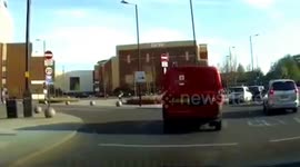Moped Rider Crashes