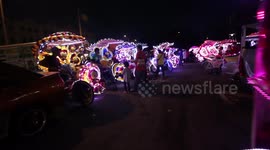 These Rickshaws in Melacca are crazy at night! They have neon lights and blare music!