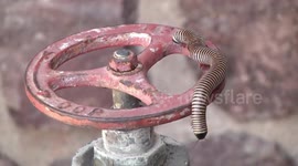 Look at all the legs! The giant African Giant Zebra Millipede on a fire hydrant