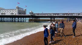 Bring on the heatwave! Brighton beachgoers make most of warm weather