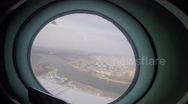 Inside A North Korean Helicopter On A Flight Over Pyongyang