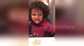 Watch a sweet kid’s reaction to eating brussels sprouts for the first time