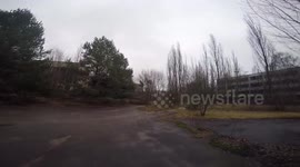 Inside the abandoned buildings of Chernobyl Ukraine.