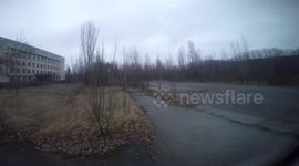 Inside the abandoned buildings of Chernobyl Ukraine.