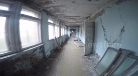 Inside the abandoned buildings of Chernobyl Ukraine.