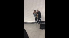Hilarious girl in London Underground https://t.co/mDUhPWy8hU