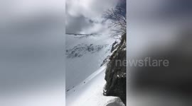 Skiers fall hundreds of feet down Tuckerman Ravine slope