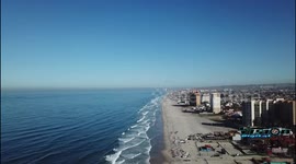 Rosarito Beach aerial view / playas de rosarito vista aerea
