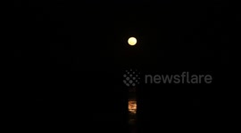 The Staircase To The Moon. A Natural Phenomenon That Occurs In Broome, Western Autralia