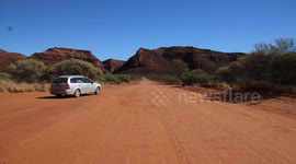 Red Rock in the Outback Kennedy Ranges National Park, Western Australia