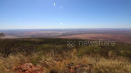 The view from the top of Mount Augustus, the largest rock in the world!