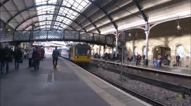 Getting kicked off the train.
