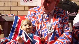 Royal baby fans camp outside of London hospital in anticipation of birth