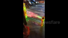 China aims to stop jaywalkers by spraying them with water