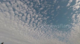 Alto Cumulus Clouds Time Lapse