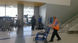 lax airport police making an arrest on a man with lots of weed on 420 DEA called in at lax