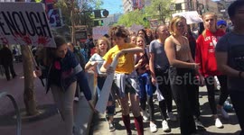 San Francisco students protest gun violence for national walkout day