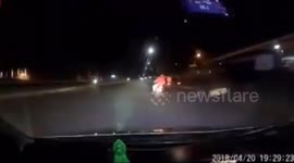 Chase and catch the robber on the road