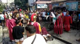 Crucifixion of Jesus Christ re-enactment