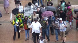 Windrush protest in Birmingham