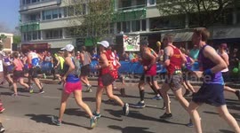 Fun costumes at marathon