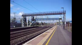 Virgin Pendolino passes Stoneblower at Rugeley Trent Valley