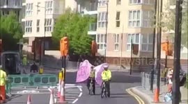 Outfit of Katie Price worn by policeman