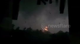 Students panic when powerful winds strike southern China