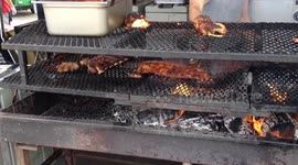 BBQ at a Food Fair